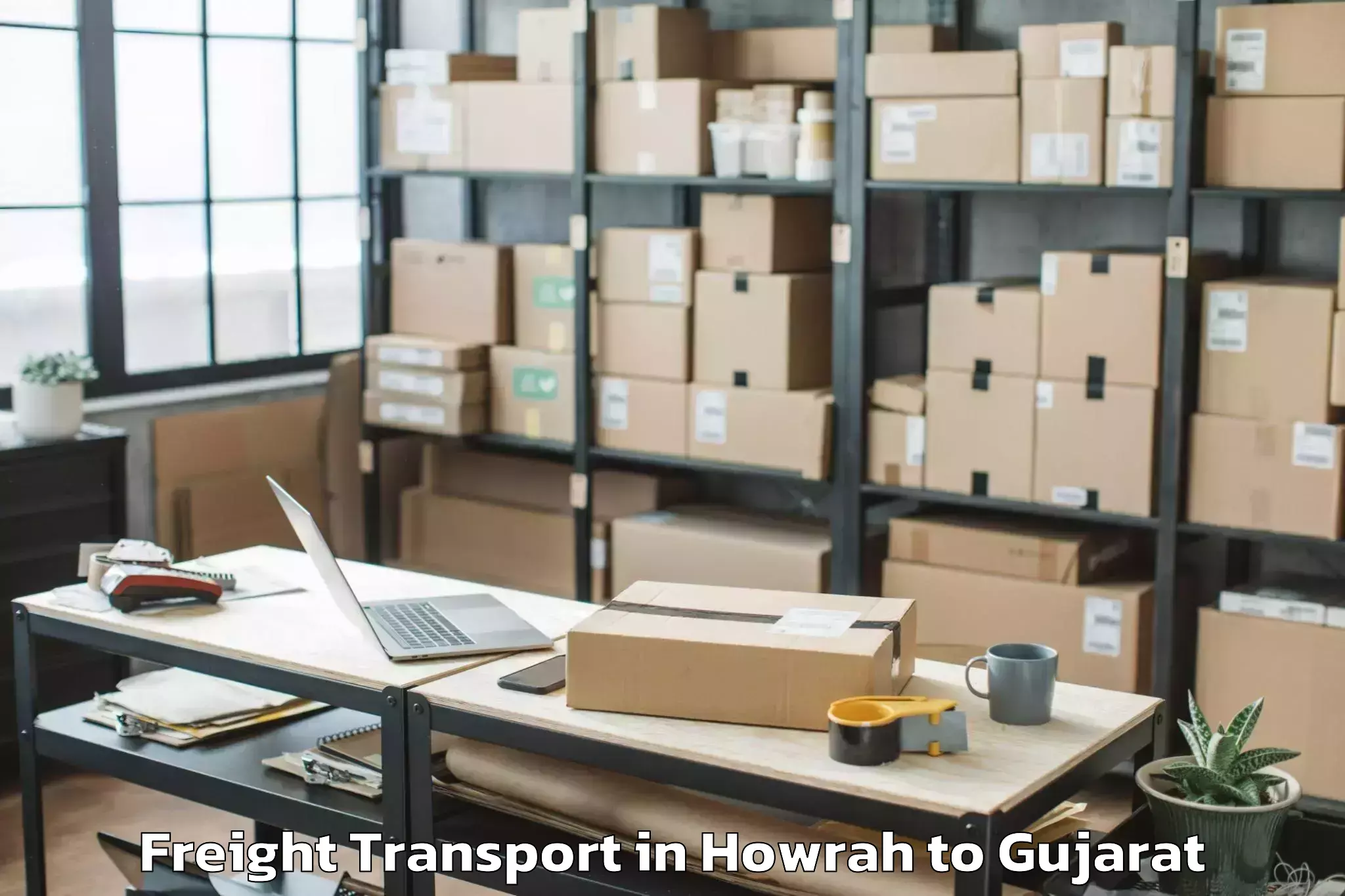 Howrah to Shree Somnath Sanskrit Univers Freight Transport Booking